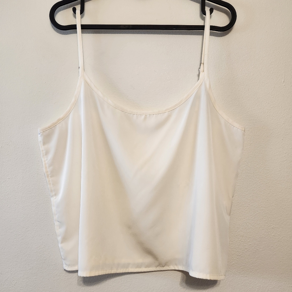 NWT A&F White Sheer Camisole